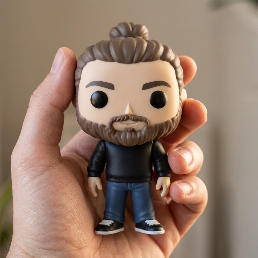 Tek Kişilik Pop Tarzı Kişiselleştirilmiş 3D Baskı Figür