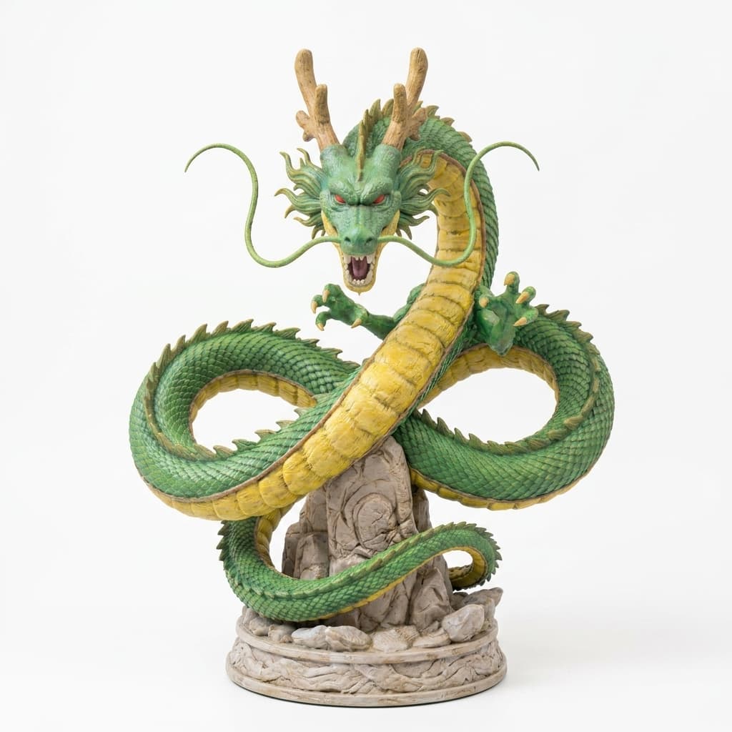 Shenlong Ejderhası 3D Baskı Dekoratif Figür
