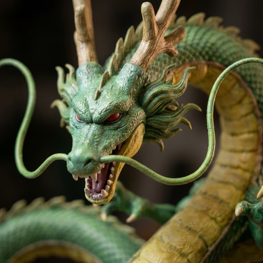Shenlong Ejderhası 3D Baskı Dekoratif Figür
